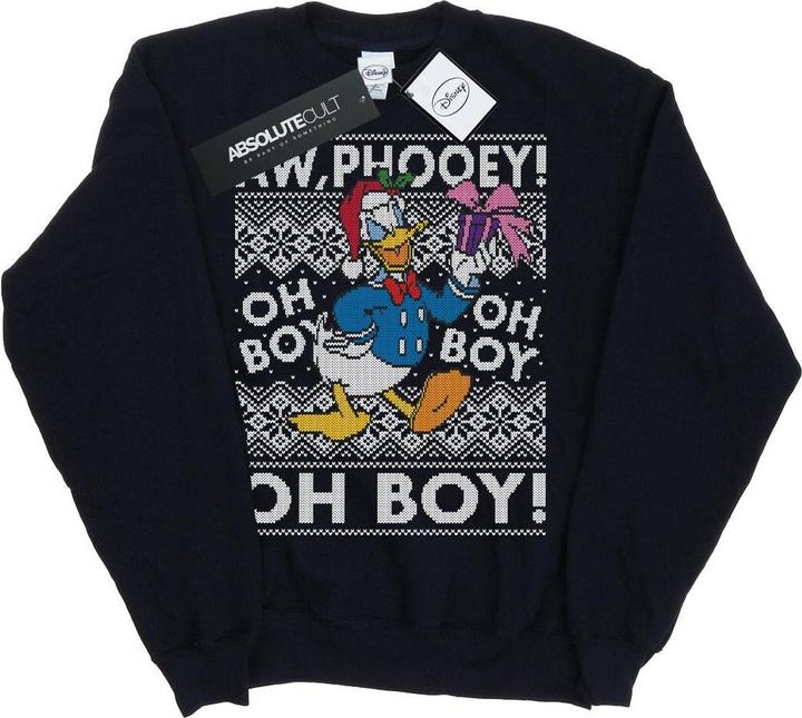 Immagine prodotto Disney Donald Duck Christmas Fair Isle Felpa Ragazzi (140, 146)
