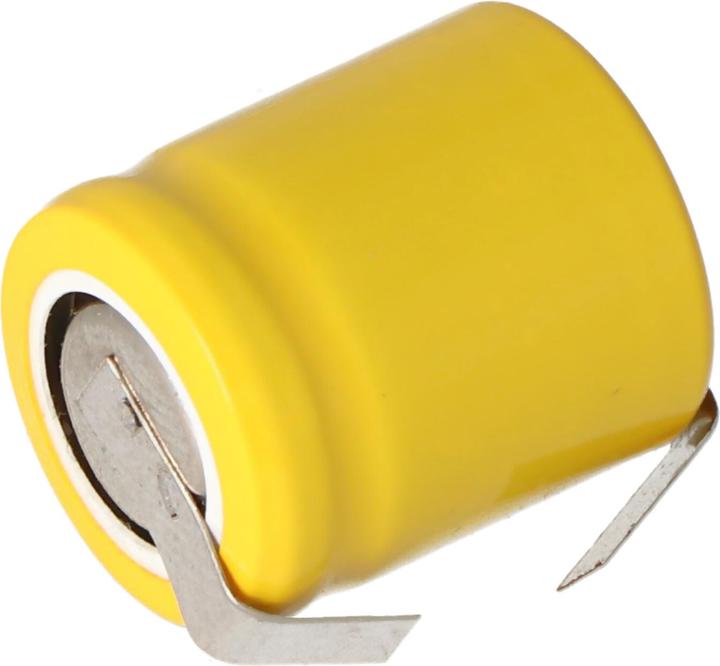 Actual product image AccuCell N-150AA rechargeable battery NiCd 1/3 AA Mignon with soldering lug U-shape, P-11AAH (1 pcs., AA, 150 mAh)