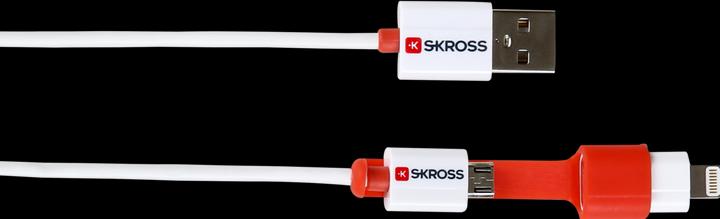 Image du produit Skross Câble de charge et de synchronisation 2 en 1 (1 m, USB 2.0)