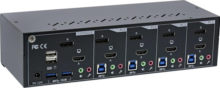 Actual product image InLine KVM Switch 4-way Dual Monitor