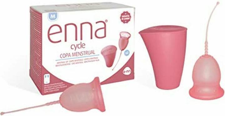 Image du produit Coupes menstruelles taille M avec applicateur et boîte de stérilisation - Pack de 2 (M)