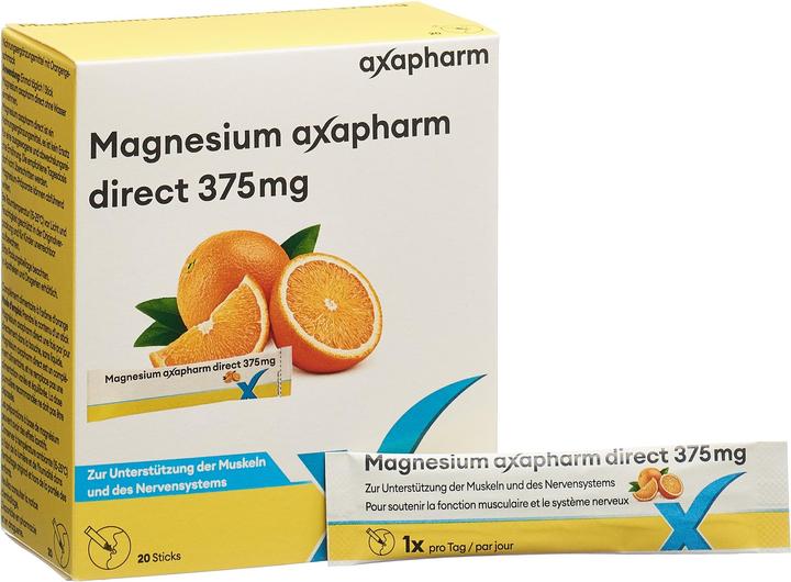 Axapharm Magnesium direct (20 Stück, Pulver, 70 g)