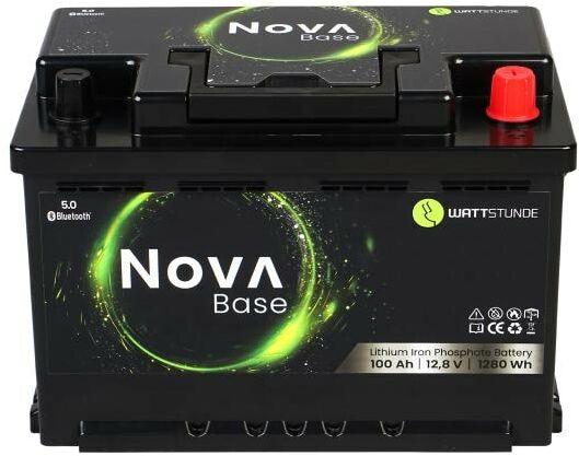 Actual product image Wattstunde Batterie NOVA Base 100 Ah LiFePO4 (12.80 V, 100 Ah)