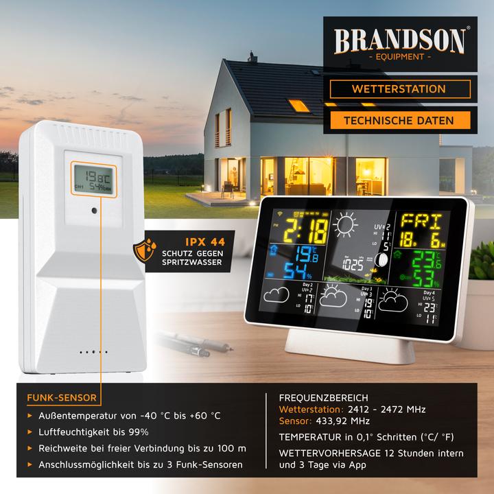 Actual product image Brandson Weather station