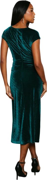 Actual product image Principles Womens/Ladies Velvet Ruched Waist Midi Dress (46 D)