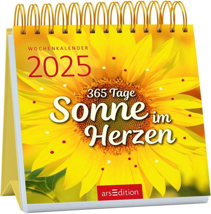 Produktbild Mini-Wochenkalender 365 Tage Sonne im Herzen 2025 (Deutsch)