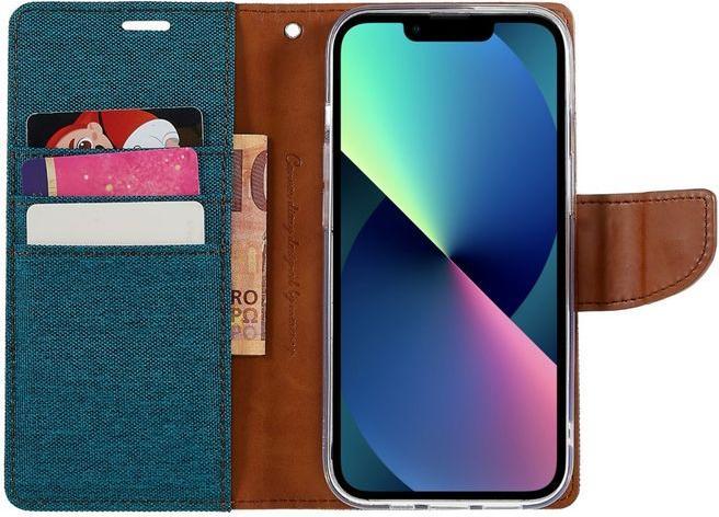 Actual product image Goospery Canvas Diary Series (Apple iPhone 14 Plus)