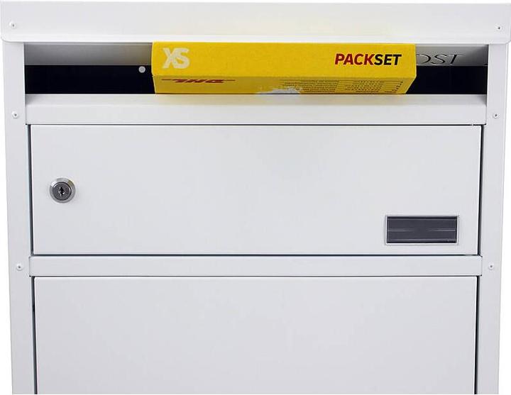 Produktbild SafePost 65 Briefkasten mit Paketfach weiss