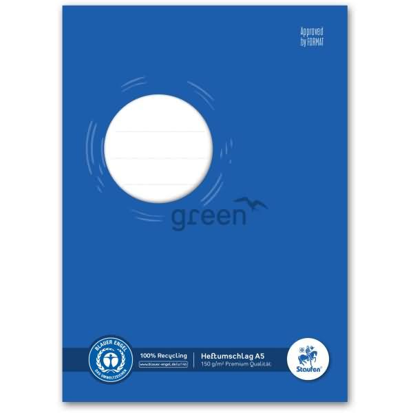 Actual product image Staufen Booklet protector A5 150g blue recycled paper (A5)