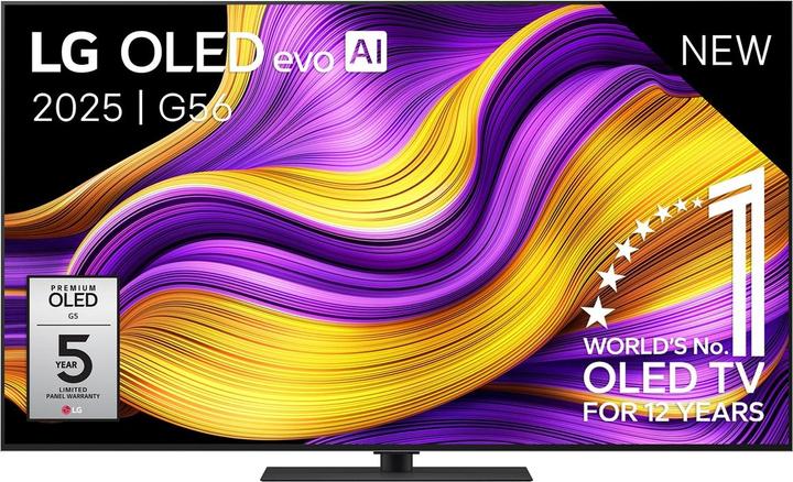 Actual product image LG 65 Inch OLED evo AI G5 4K Smart TV 2025 - Stand version (65", OLED, 4K, 2025)