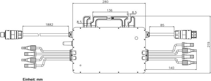 Immagine prodotto Hoymiles Inverter HM-1500 Microinverter