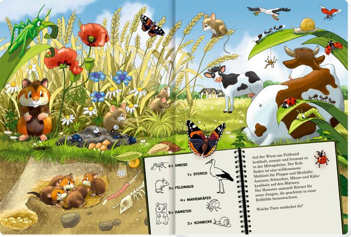 Image du produit Mein riesengrosses WimmelSuchBuch: Tiere über und unter der Erde (Allemand, AntjeFlad, 2024)
