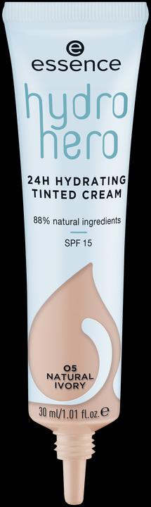 essence Crema da giorno Hydro hero 24 h tinted cream soft Nude 30 ml (05 Avorio naturale)