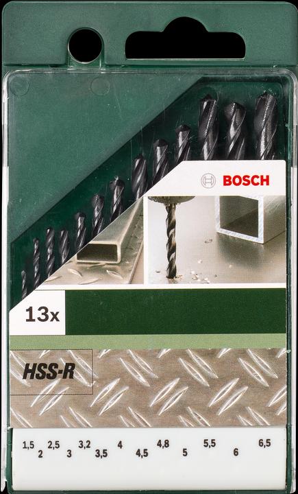 Actual product image Bosch Professional Zubehör Metal drill bit set (1.5 mm, 2 mm, 2.5 mm, 3 mm, 3.2 mm, 3.5 mm, 4 mm, 4.5 mm, 4.8 mm, 5 mm, 5.5 mm, 6 mm, 6.5 mm)