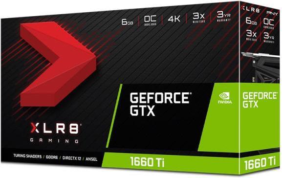 Actual product image PNY GeForce GTX 1660Ti XLR8 Gaming 6GB (6 GB)