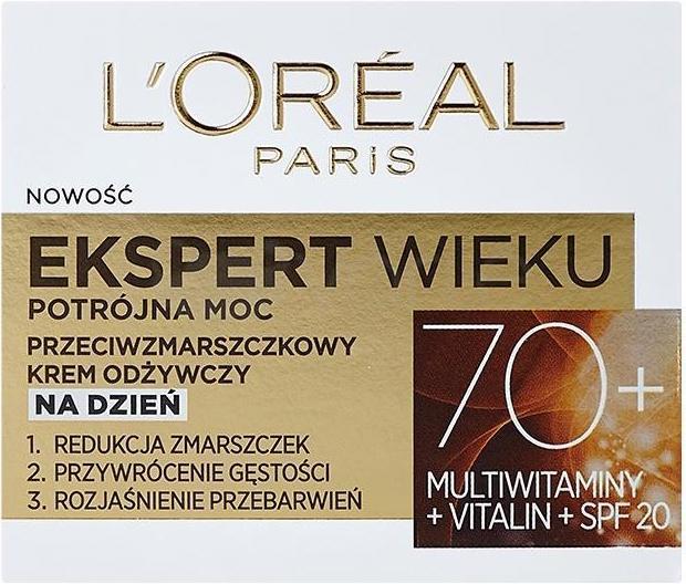 Productafbeelding L'Oréal Paris L'Oréal Age Specialist Expert Age 70+ anti-rimpel voedende dagcrème 50ml (50 ml, Dagcrème, SPF 20)