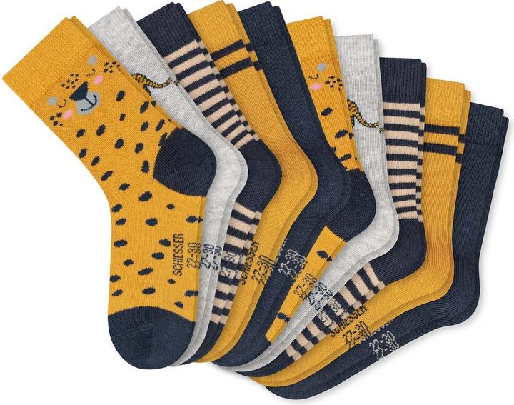 Actual product image Schiesser 10 Pack Tiger Kids Socks (pack of 10, 23 - 26)
