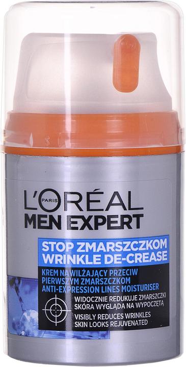 L'Oréal Paris L'Oréal Men Expert Stop Wrinkles 35+ crema idratante antirughe 50ml (50 ml, Crema 24h)