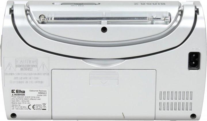 Actual product image Elta Radio KINGA 2 Silver (FM, LW)