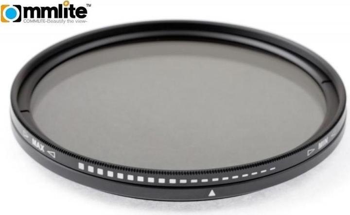 Image du produit Commlite Filtre ND variable Fader - 82 mm (82 mm, Filtre dégradé gris)