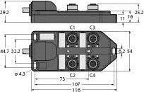 Actual product image Turck Actuator/sensor distributor (2 m)