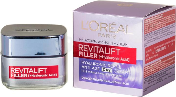 Actual product image L'Oréal Paris L'Oréal Revitalift Filler (HA) face cream with hyaluronic acid 50ml (50 ml, Day cream)