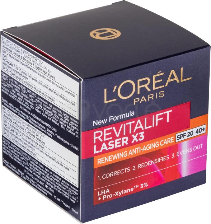 Immagine prodotto L'Oréal Paris L'Oréal Revitalift crema viso laser giorno SPF20 50ml (50 ml, Crema da giorno, SPF 20)