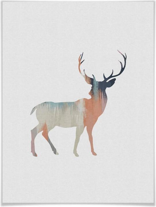 Immagine prodotto Trenddeko Orara Studio - Cervo pastello (24 x 30 cm)