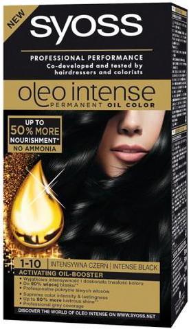 Image du produit Syoss Oleo Intense Hair Dye 1-10 Noir intense (1-10)