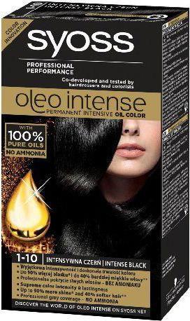 Image du produit Syoss Oleo Intense Hair Dye 1-10 Noir intense (1-10)