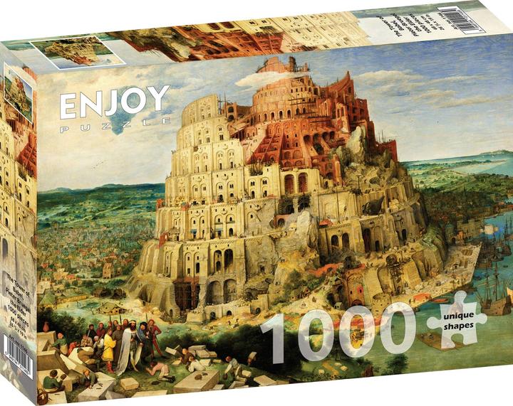 Image du produit Enjoy Puzzle ENJOY-1146 - Pieter Bruegel : La Tour de Babel, puzzle, 1000 pièces (1000 pièces)