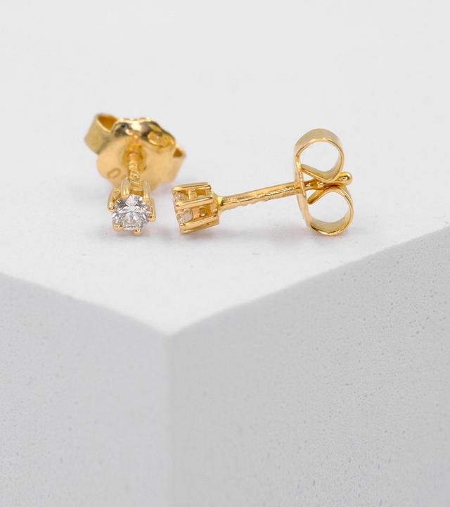 Produktbild Muau Ohrstecker (750/18 K Gelbgold)