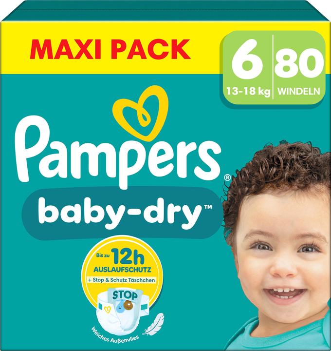 Immagine prodotto Pampers Baby-Dry (Dimensione 6, Box mezzo mese, 80 Pezzo/i)