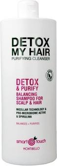 Montibello Smart Touch Detox & Purify Shampoo 1000ml (1000 ml, Flüssiges Shampoo)