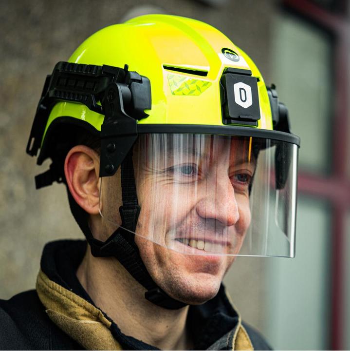 Actual product image Busch Protective Face shield visor CTV-1, PC 2 STD 120 / polycarbonate, for H2/H3