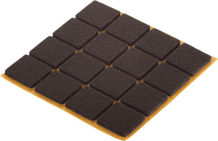 Productafbeelding Fix-o-moll Viltglijders 3 mm / 22 x 22 mm 16 x (Vilten glijders, 16 Stuk)