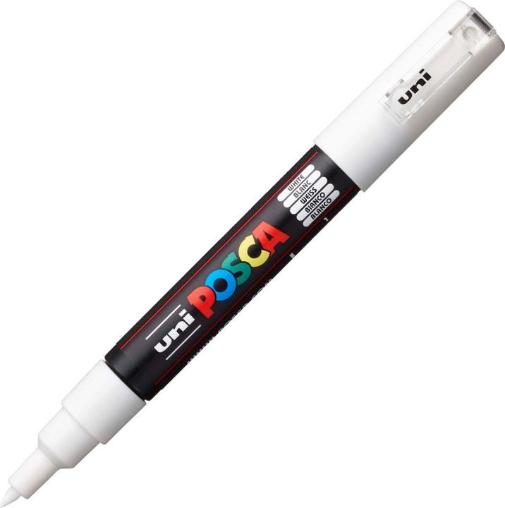 Produktbild Posca Marker PC-1M Rundspitze (Weiss, 0.70 mm, 1 x)