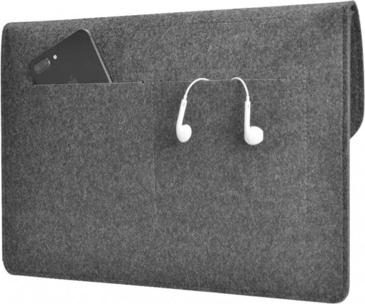 Image du produit Screenguard 2-in-1 Felt Sleeve Sacoche pour Macbook & Notebook 13.3" en feutre (13", Apple)