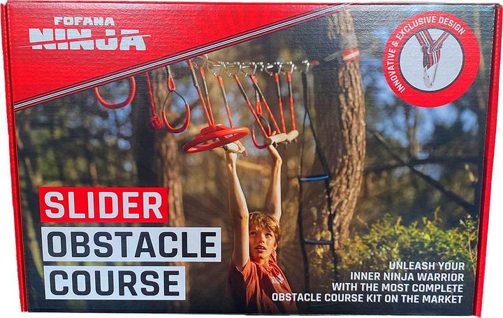 Actual product image Fofana Ninja Warrior Obstacle Course - 45 pieces (20 m)