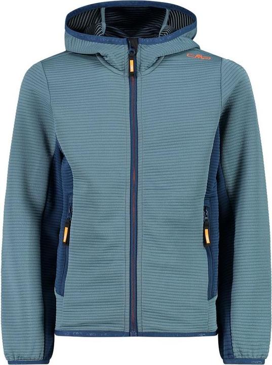 CMP Campagnolo Striped Jacquard Jacket Fix Hood