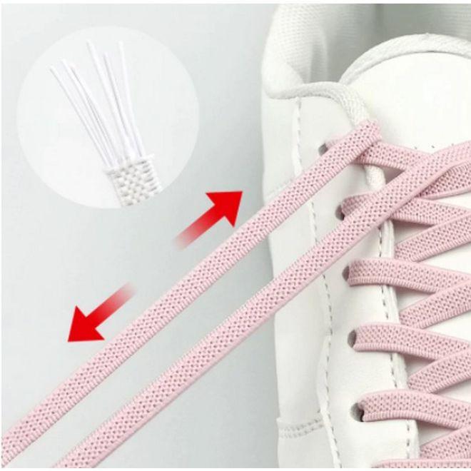 Produktbild MU Classic 1 Paar Elastische Flache Schnürsenkel ohne zu Binden