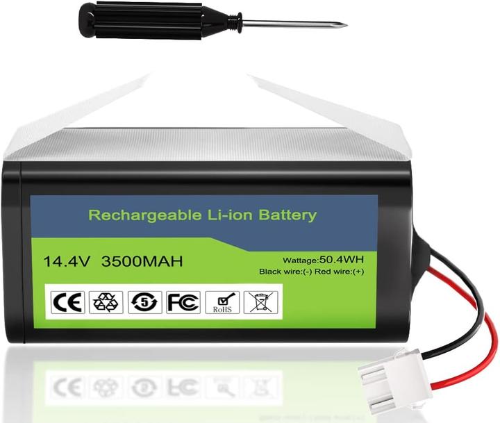Actual product image Tesvor X500 battery