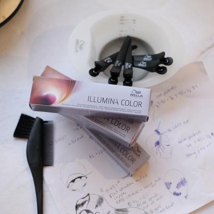 Actual product image Wella Illumina Color (6/19 dark blond ash-cendré)
