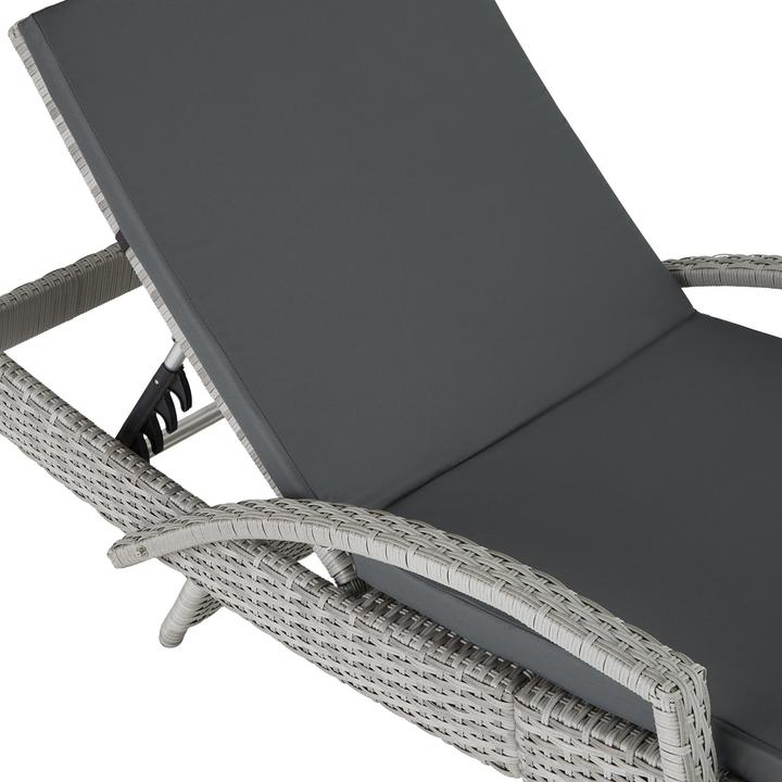 Image du produit tectake Bain de soleil OCEANE (190 cm)