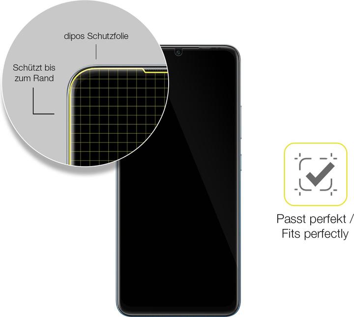 Produktbild Dipos Displayschutzfolie Full-Cover 3D (2 Stück, Infinix Smart 7 HD)