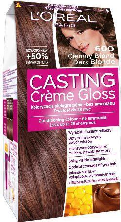 L'Oréal Paris Crème Gloss Crème colorante no. 600 Dark For light hair (600 Foncé)