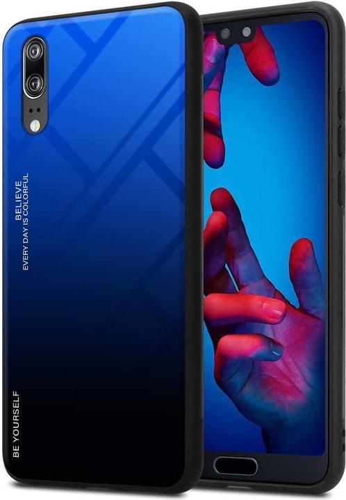 Produktbild Cadorabo TPU 2 Farben Glas Cover (Cubot P20)