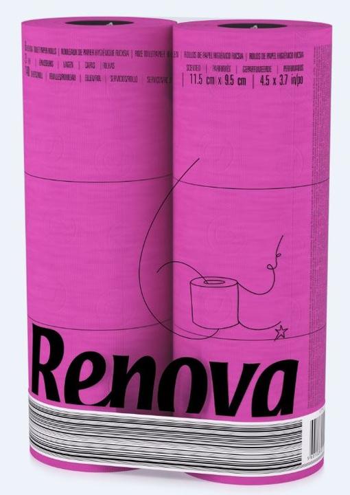 Renova WC Papier 6 Rollen Toilettenpapier (6 x)