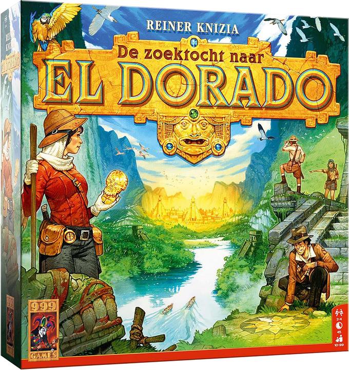 999Games Il gioco da tavolo "La ricerca di El Dorado". (Olandese)