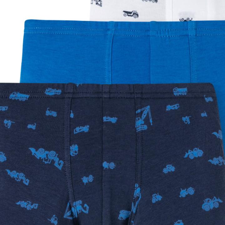 Actual product image Schiesser Pack of 10 Kids Boys 95/5 Organic Cotton Shorts / Pants (104, pack of 10)